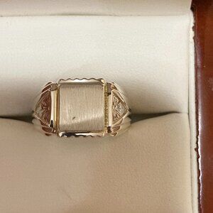 IB Goodman Sterling Silver 925 Signet Ring Size 10